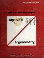 ALGEBRA 2 TRIGONOMETRY FINAL PRELIMINARY EDIITON（1970 PDF版）