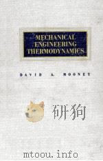 MECHANICAL ENGINEERING THERMODYNAMICS（1953 PDF版）