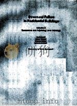 STRUCTURAL FAILURE IN RESIDENTIAL BUILDINGS VOLUME 3   1980  PDF电子版封面  0246111704   