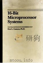 16-BIT MICROPROCESSOR SYSTEMS   1982  PDF电子版封面  0070637601   