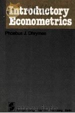 INTRODUCTORT ECONOMETRICS   1978  PDF电子版封面  0387903178   