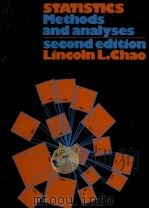 STATISTICS METHODS AND ANALYSES   1973  PDF电子版封面  0070105251  LINCOIN L.CHAO 
