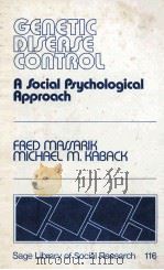 GENETIC DISENSE CONTROL:A SOCIAL PSYCHOLOGICAL APPROACH（1981 PDF版）