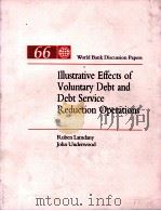 ILLUSTRATIVE EFFECTS OF VOLUNTARY DEBT AND DEBT SERVICE REDUCTION OPERATIONS   1989  PDF电子版封面  0821314009   