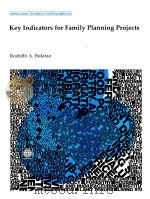 KEY INDICATORS FOR FAMILY PLANNING PROJECTS（1995 PDF版）