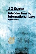 AN INTRODUCTION TO INTERNATIONAL LAW EIGHTH EDITION   1977  PDF电子版封面  0406659540  J.G.STARKE 
