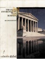 THE LEGAL ENVIRONMENT OF BUSINESS SECOND EDITION   1988  PDF电子版封面     