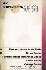 SPRING 1990 RANDOM HOUSE TIMES REFERENCE VILLARD VINTAGE   1990  PDF电子版封面     