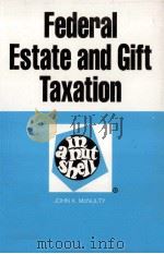 FEDERAL ESTATE AND GIFT TAXATION（ PDF版）