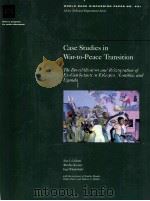 CASE STUDIES IN WAR TO PEACE TRANSITION   1996  PDF电子版封面  0821336746   