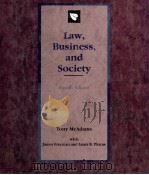 LAW BUSINESS AND SOCIETY FOURTH EDITION   1994  PDF电子版封面  0256141665  TONY MCADAMS 