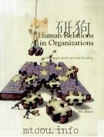 HUMAN RELATIONS IN ORGANIZATIONS APPLICATIONS AND SKILL BUILDING 5TH EDITION     PDF电子版封面  007243645X  ROBERT N.LUSSIER 