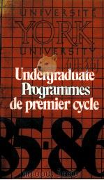 UNDERGRADUATE ROGRANMES DE PREMIER CYCLE     PDF电子版封面     