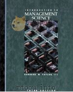 INTRODUCTION TO MANAGEMENT SCIENCE   1989  PDF电子版封面  0205121322   