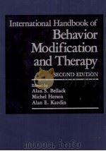 INTERNATIONAL HANDBOOK OF BEHAVIOR MODIFICATION AND THERAPY SECOND EDITION（1990 PDF版）