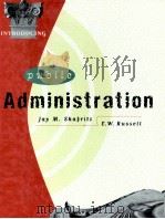 INTRODUCING PUBLIC ADMINISTRATION（1997 PDF版）