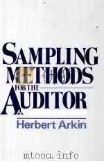 SAMPLING METHODS FOR THE AUDUTOR AN ADVANCED TREATMENT（1981 PDF版）