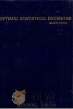 OPTIMAL STATISTICAL DECISIONS   1969  PDF电子版封面     