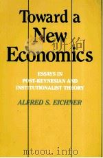 TOWARD A NEW ECONOMICS:ESSAYS IN POST KEYNESIAN AND INSTITUTIONALIST THEORY   1984  PDF电子版封面  0873323262   
