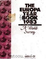 THE EUROPA YEAR BOOK 1983:A WORLD SURVEY VOLUME I   1959  PDF电子版封面    COMEROON ZIMBABWE 