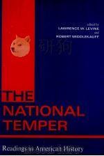 THE NATIONAL TEMPER READINGS IN AMERICAN HISTORY   1968  PDF电子版封面     