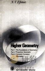 HIGHER GEOMETRY:TRANSLATED FROM THE RUSSIAN   1980  PDF电子版封面     