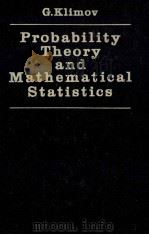 PROBABILITY THEORY AND MATHEMATICAL STATISTICS（1983 PDF版）