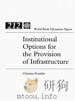 INSTITUTIONAL OPTIONS FOR THE PROVISION OF INFRASTRUCTURE（1993 PDF版）
