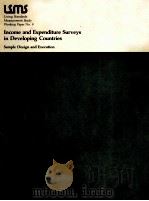 INCOME AND EXPENDITURE SURVEYS IN DEVELOPING COUNTRIES SAMPLE DESIGN AND EXECUTION（1985 PDF版）