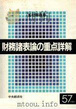 財務諸表の重点詳解　57年版   1982  PDF电子版封面    嶌村剛雄 