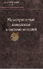 МЕЖОТРАСЛЕВЫЕ КОМПЛЕКСЫ В СИСТЕМЕ МОДЕЛЕЙ   1983  PDF电子版封面    ПОД РЕДАКЦИЕЙ АКАДЕМИКА Н.П.ФЕ 