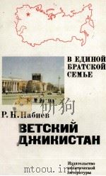 СОВЕТСКИЙ ТАДЖИКИСТАН   1982  PDF电子版封面    Р. Н. НАБИЕВ 