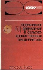 ОПЕРАТИВНОЕ УПРАВЛЕНИЕ В СЕЛЬСКО ХОЗЯЙСТВЕННЫХ ПРЕДПРИЯТИЯХ   1983  PDF电子版封面    И. Г. УШАЧЕВА 