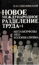 《 НОВОЕ МЕЖДУНАРОДНОЕ РАЗДЕЛЕНИЕ ТРУДА》: МЕТАМОРФОЗЫ НЕО-КОЛОНИАЛИЗМА（1984 PDF版）