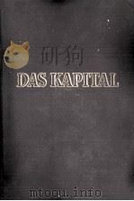 DAS KAPITAL KRITIK DER POLITISCHEN ?KONOMIE ERSTER BAND BUCH III DER PRODUKTIONSPROZESS DES KAPITALS   1959  PDF电子版封面    KARL MARX 