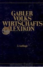 GABLER VOLKS WIRTSCHAFTS LEXIKON 2.AUFLAGE   1983  PDF电子版封面     