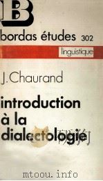INTRODUCTION F LA DIALECTOLOGIE FRAN?AISE   1972  PDF电子版封面     