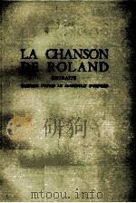 LA CHANSON DE ROLAND EXTRAITS TRADUITS D‘APRèS LE MANUSCRIT D‘OXFORD   1935  PDF电子版封面     