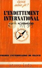 L'ENDETTEMENT INTERNATIONAL（1989 PDF版）
