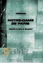 NOTRE DAME DE PARIS   1969  PDF电子版封面    VICTOR HUGO 