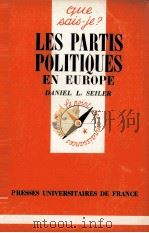 LES PARTIS POLITIQUES EN EUROROPE   1978  PDF电子版封面    DANIEL L.SEILER 