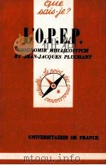 L'O.P.E.P.   1980  PDF电子版封面    LIOUBOMIR MIHAILOVITCH 