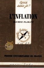 L'INFLATION   1972  PDF电子版封面    MAURICE FLAMATT 