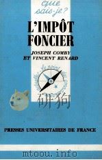 L'IMP?T FONCIER   1985  PDF电子版封面    JOSEPH COMBY 