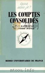 LES COMTES CONSOLIDéS   1984  PDF电子版封面    JEAN RAFFEGEAU 