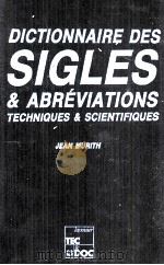 DICTIONNAIRE DES SIGLES ABéVIATIONS TECHNIQUES SCIENTIFIQUES（1982 PDF版）