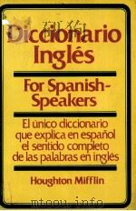 DICCIONARIO INGLéS   1982  PDF电子版封面     