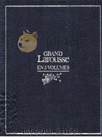 GRAND LAROUSSE  EN 5 COLUMES  TOME 4:   1987  PDF电子版封面     