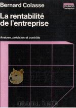 LA RENTABILITé DE L‘ENTREPRISE   1982  PDF电子版封面  204011596X   