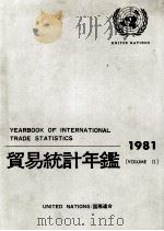 貿易統計年鑑　1981 VOLUME Ⅱ（1984 PDF版）